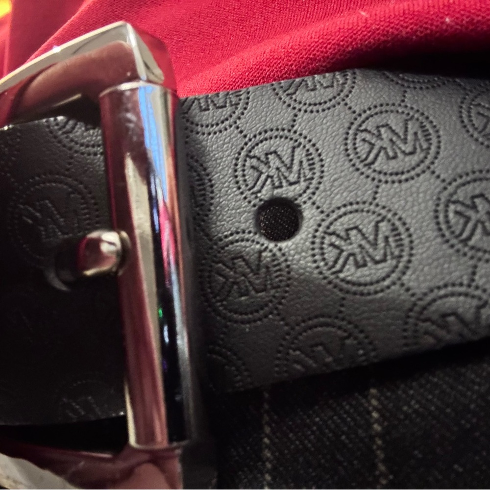 Michael Kors Black Embossed women’s belt
